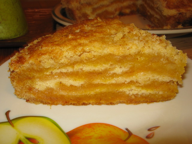 Яблочно-тыквенный пирог